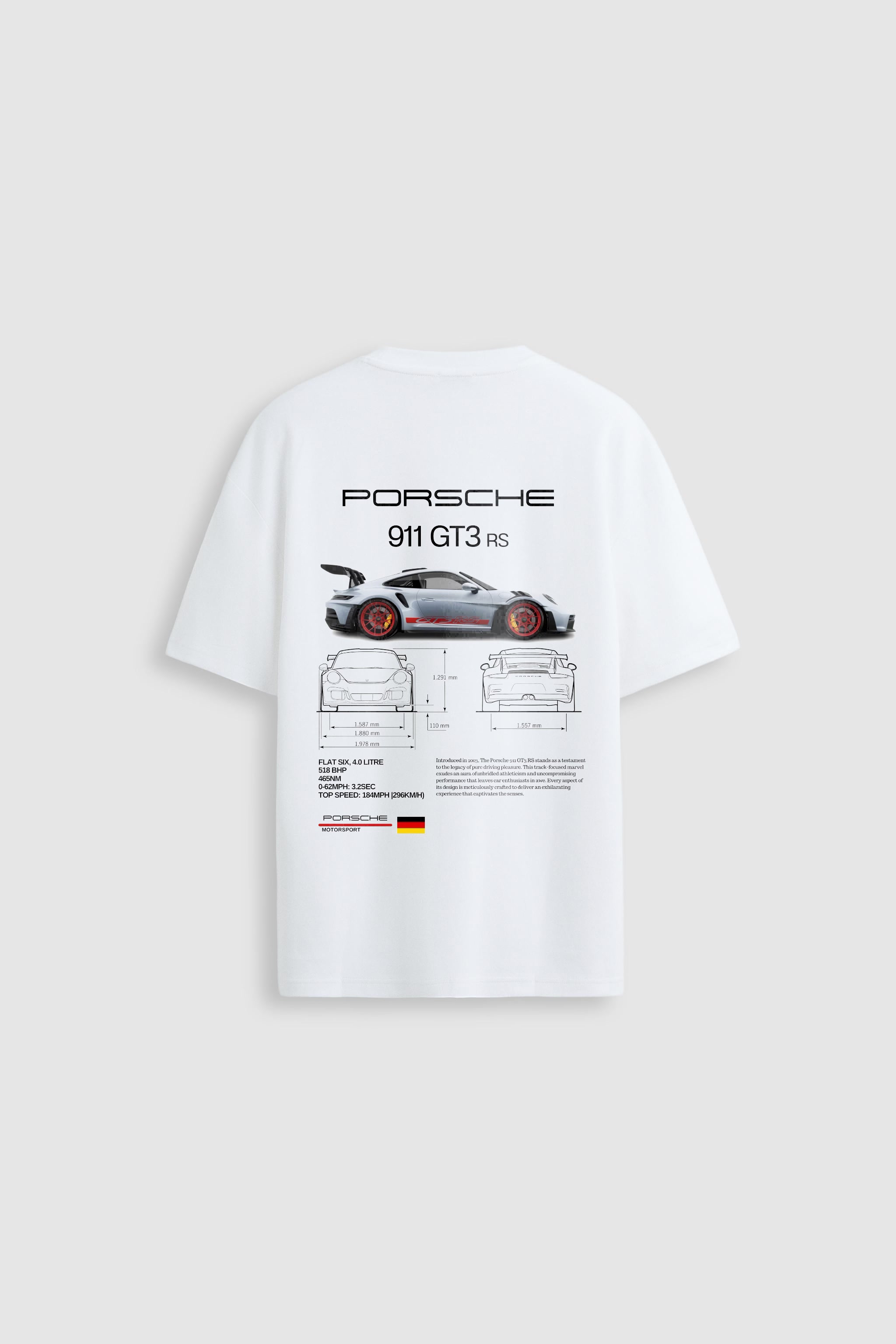 Cairo Garage Porsche 911 GT3 RS Spec Sheet Tee