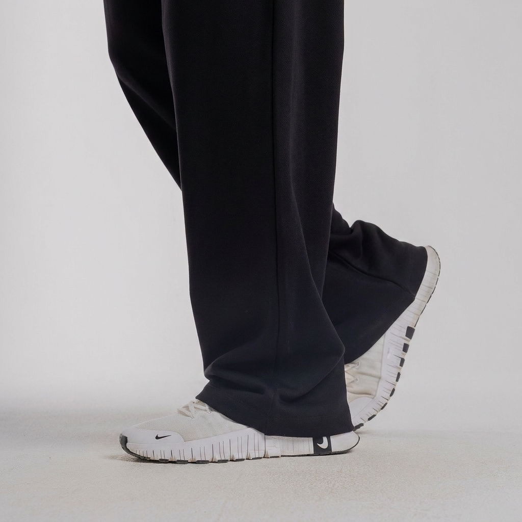 Hems Wide Leg Sweatpants