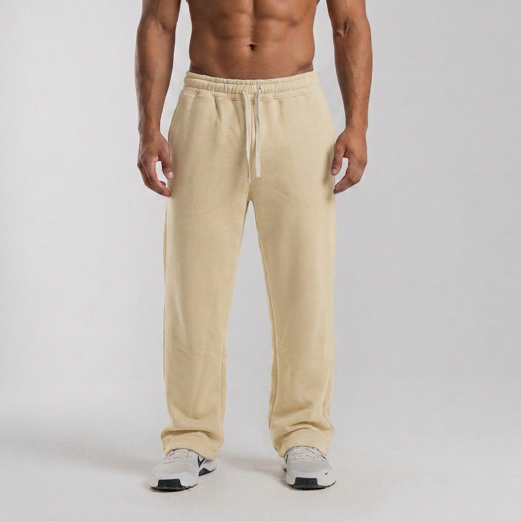 Hems Wide Leg Sweatpants