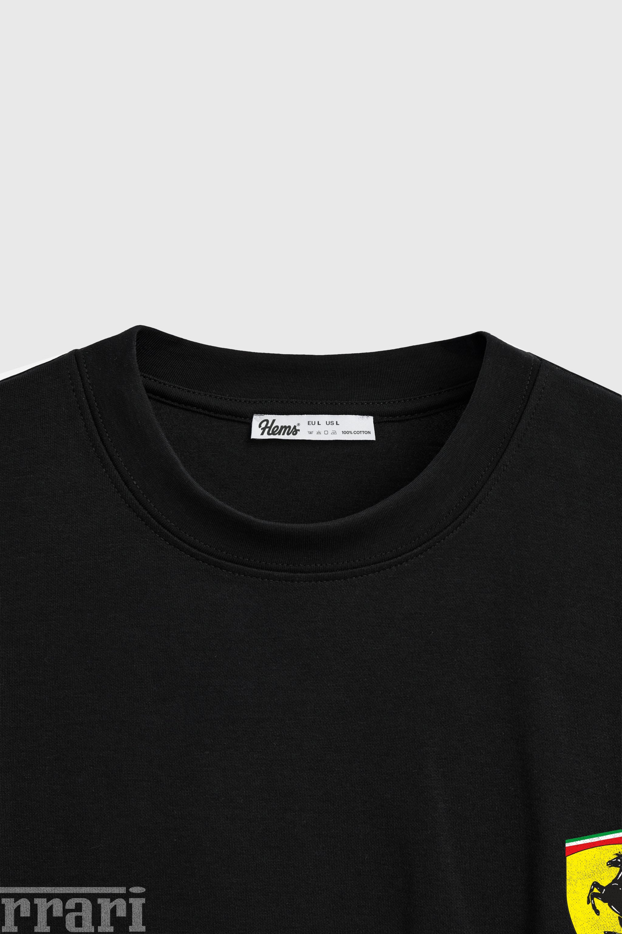 Cairo Garage Ferrari Wordmark Tee