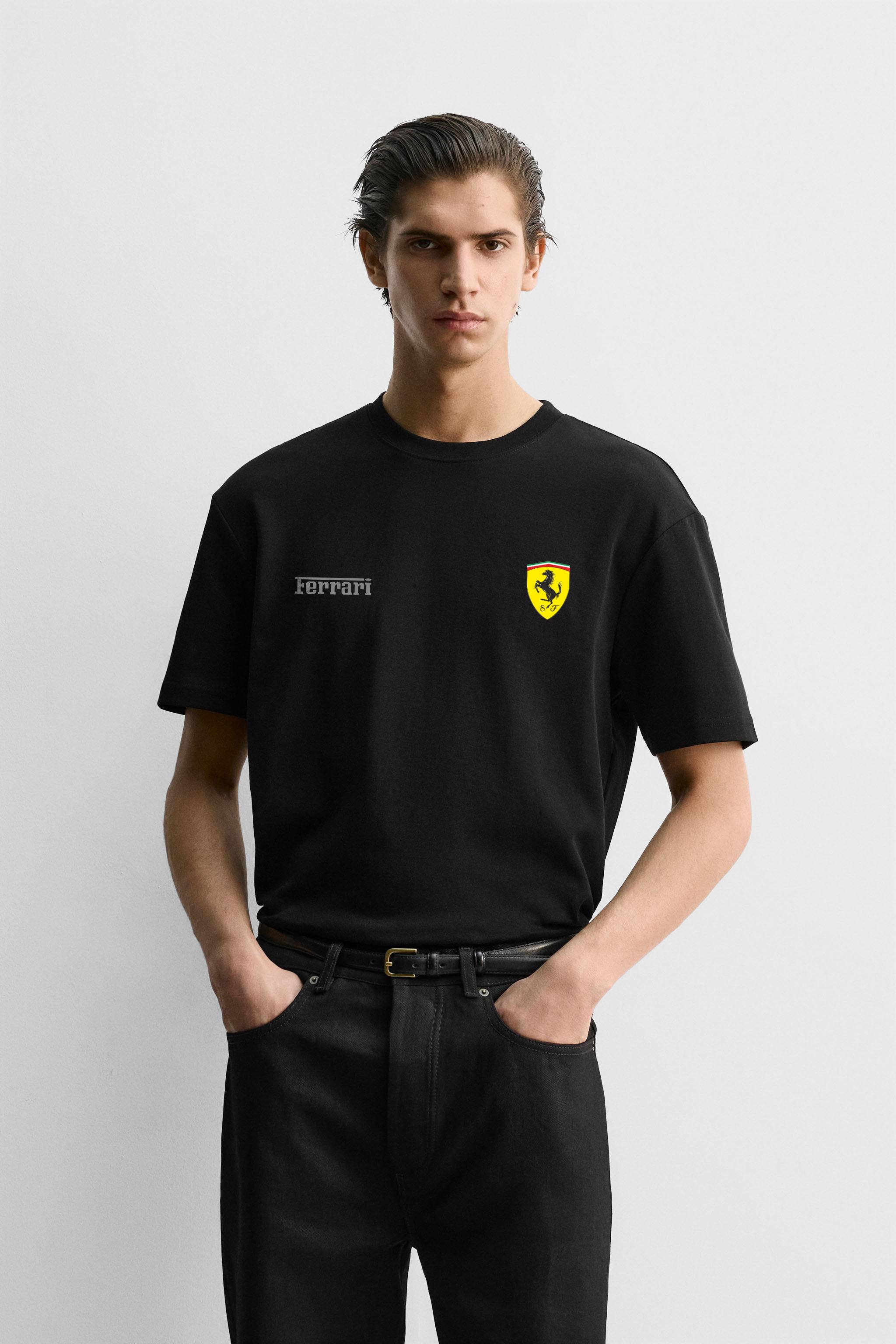 Cairo Garage Ferrari Wordmark Tee