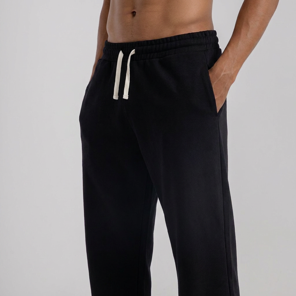Hems Wide Leg Sweatpants