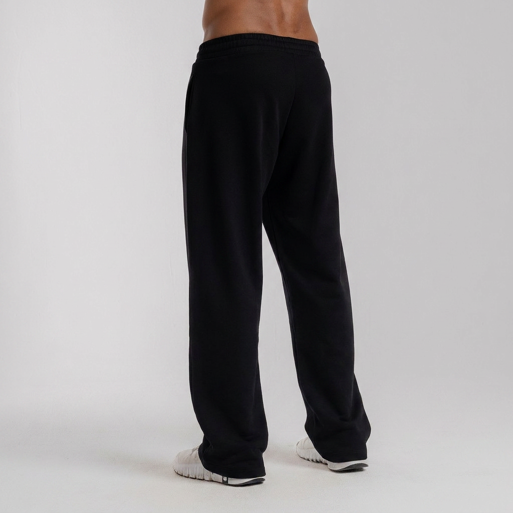 Hems Wide Leg Sweatpants
