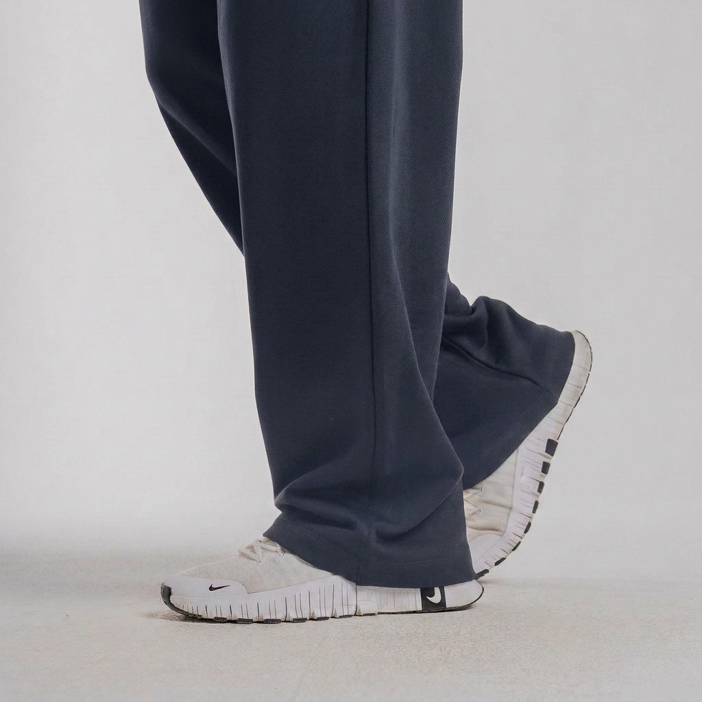 Hems Wide Leg Sweatpants