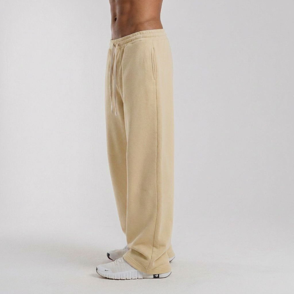 Hems Wide Leg Sweatpants
