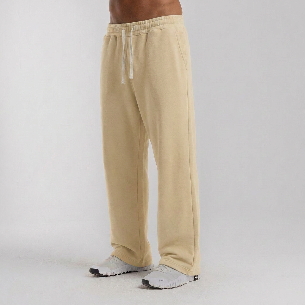 Hems Wide Leg Sweatpants